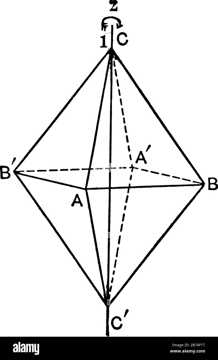 Dieses Diagramm stellt Symmetrierachse, Vintage-Linien-Zeichnung oder Gravierzeichnung dar. Stock Vektor