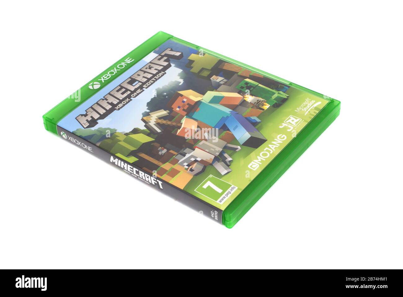 Das Xbox-Spiel Minecraft von Mojang Stockfoto