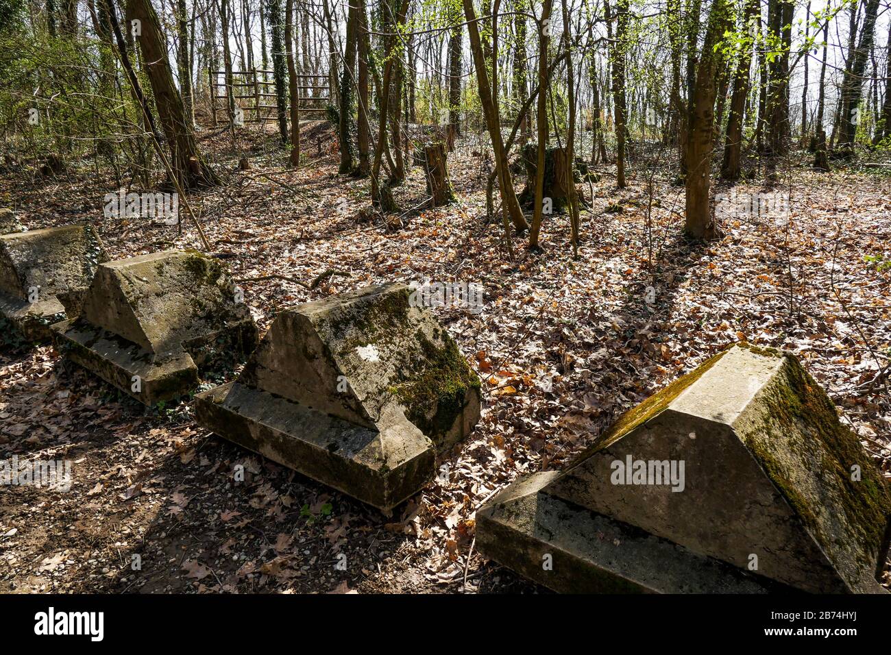 Militärfort, Saint-Priest, Frankreich Stockfoto