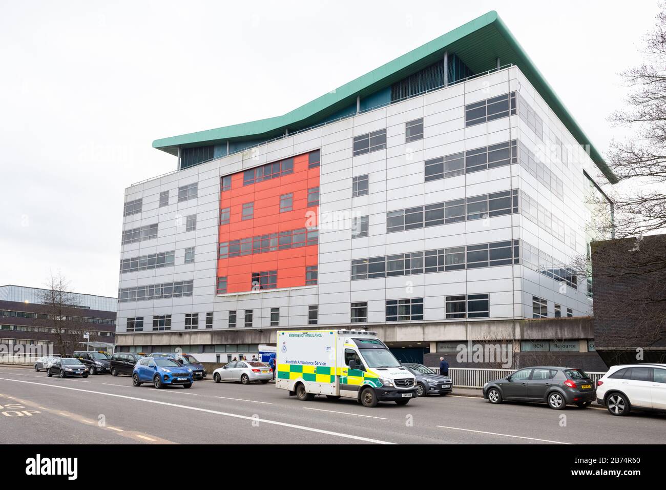 Princess Royal Maternity Hospital, neben Glasgow Royal Infirmary, Alexandra Parade, Glasgow, Schottland, Großbritannien Stockfoto