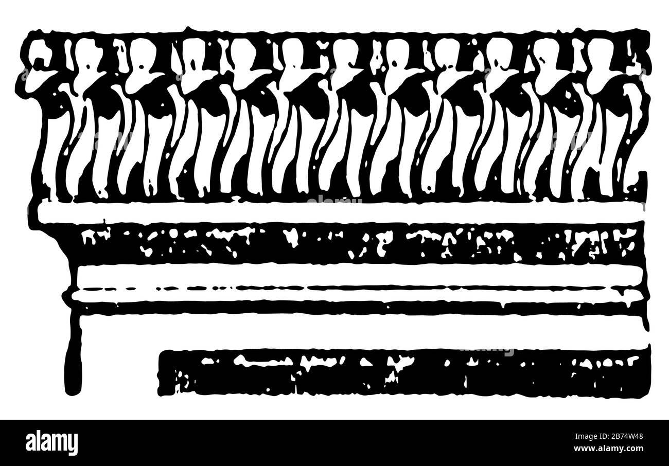 Geflügelte Scheibe ist ein Symbol, das mit Divinität, Vintage-Linien-Zeichnung oder Gravurdarstellung in Verbindung steht. Stock Vektor