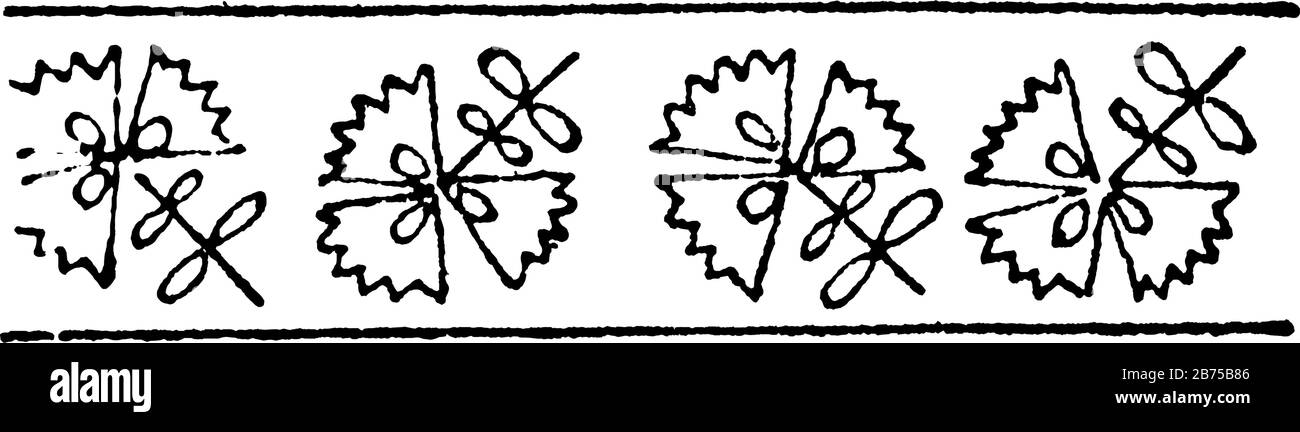 Türkisches Design ist ein Designwerk bildender Kunst mit Ursprung, Vintage-Linien-Zeichnung oder Gravur. Stock Vektor