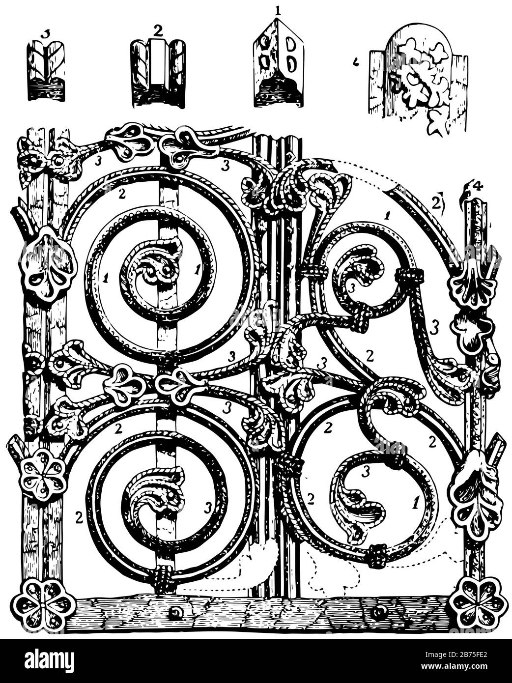 Eleanor Grill ist der einzige Ford Mustang, es ist Geschichte, die in einem Film, einer Vintage-Linie oder einer Gravier-Illustration einen Stern-Titelgutschein erhält. Stock Vektor