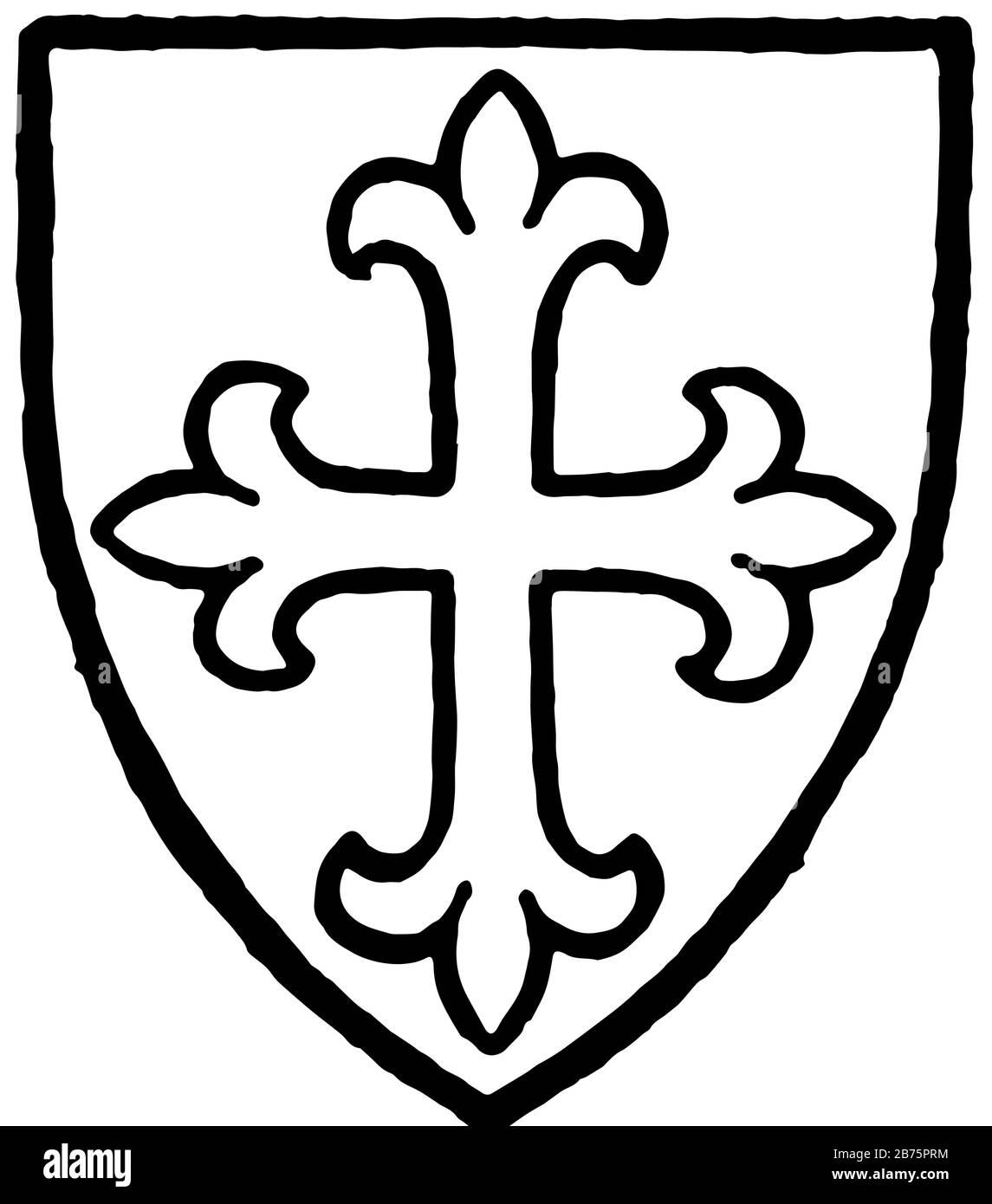 Latimer trug Gulles eine quer pattige Gold-, Vintage-Linien- oder Gravurzeichnung. Stock Vektor