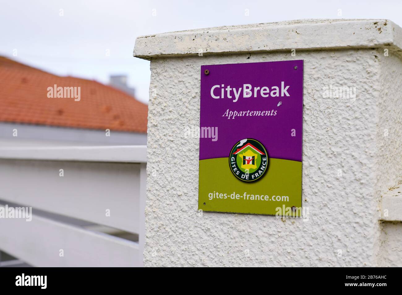 Bordeaux, Aquitanien/Frankreich - 03 07 2020: Citybreak Logo sign appartments gite de france gite bed and breakfast Stockfoto