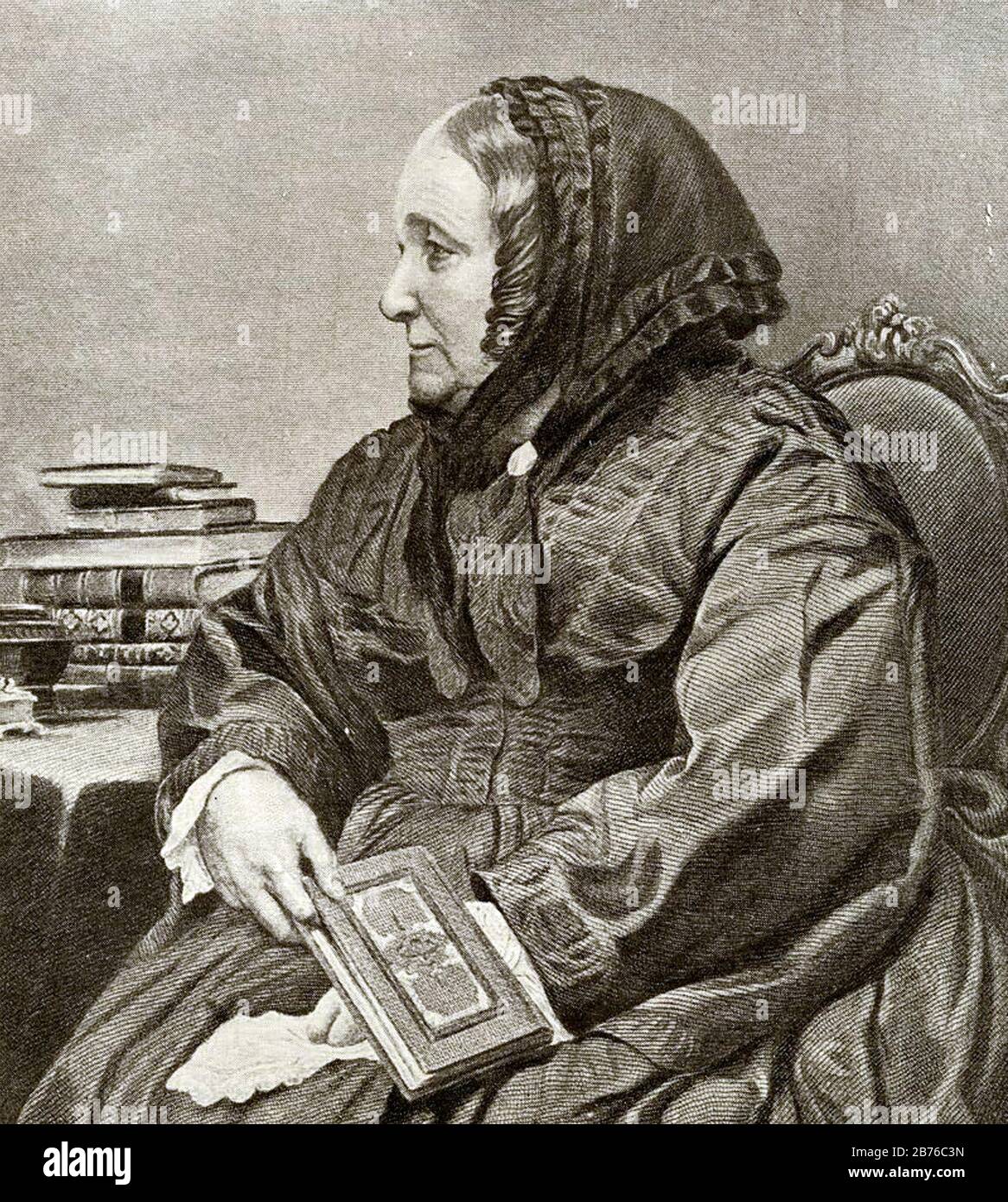 ANNA BROWNELL JAMESON (1794-1860) Anglo-Irische Kunsthistorikerin Stockfoto