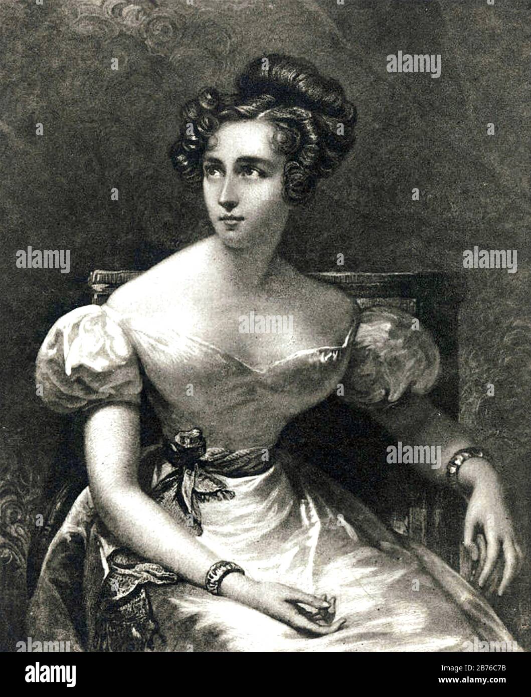 Harriet SMITHSON (1800-1854) irischer Schauspielerin und Ehefrau von Hector Berlioz Stockfoto