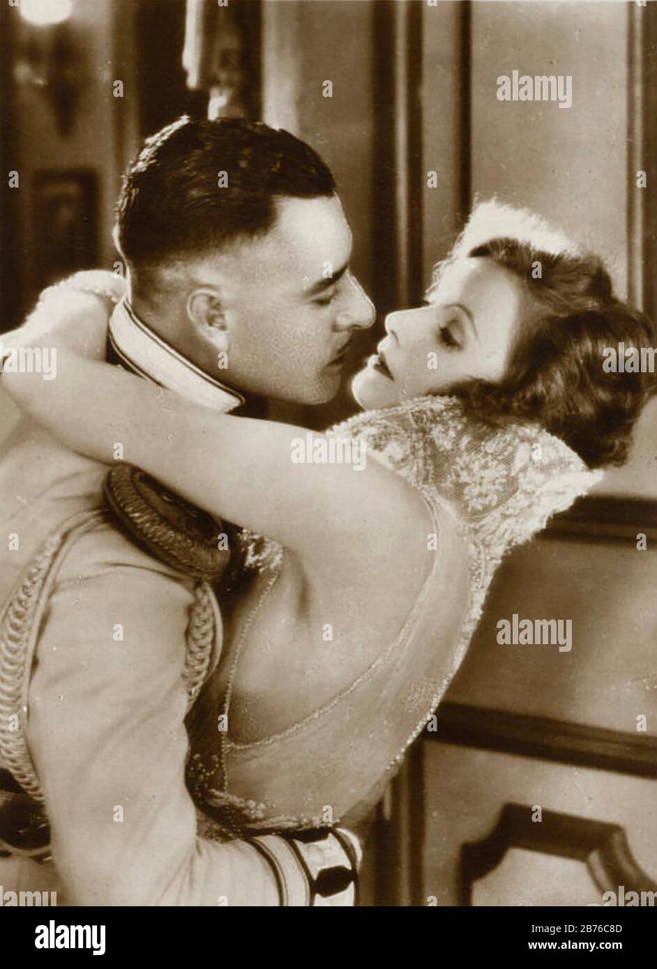 LIEBE den MGM-Stummfilm von 1967 mit John Gilbert und Greta Garbo Stockfoto