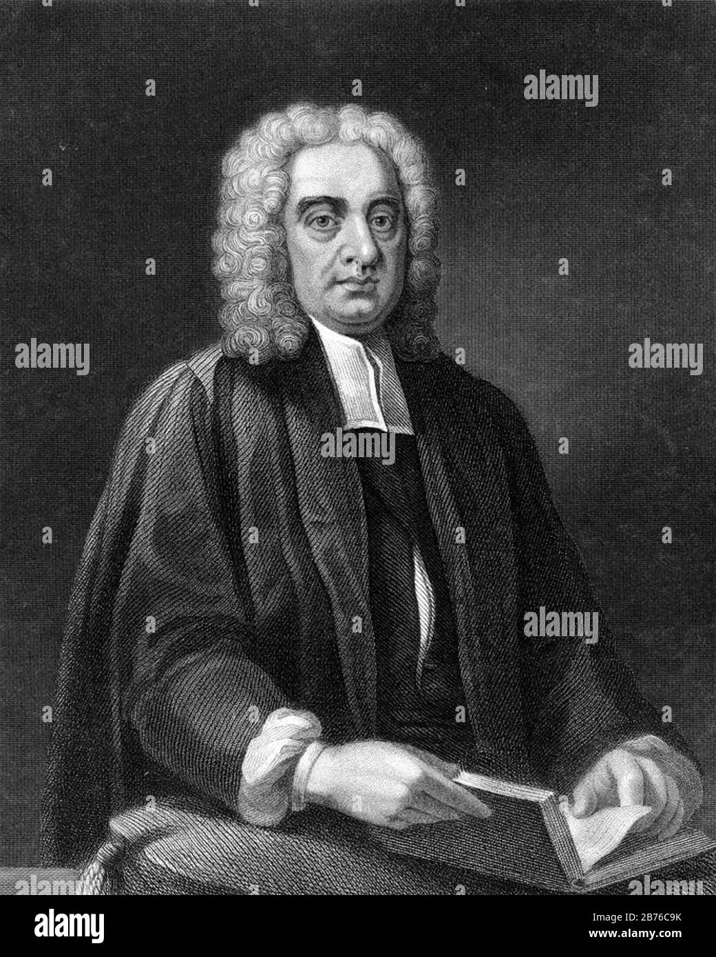 JONATHAN SWIFT (1667-1745) Anglo-Irischer Satiriker, Politiker und Kleriker Stockfoto