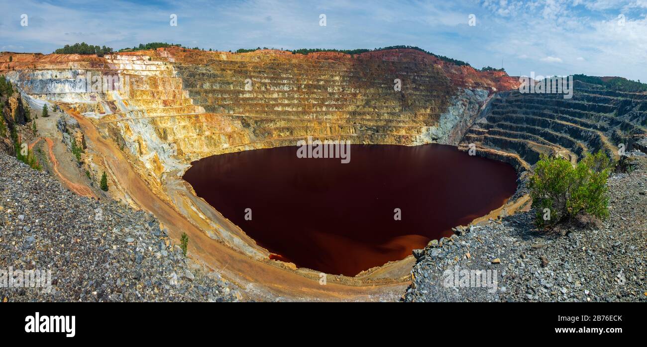Minen von Rio Tinto, Huelva, Andalusien.Spanien Stockfoto