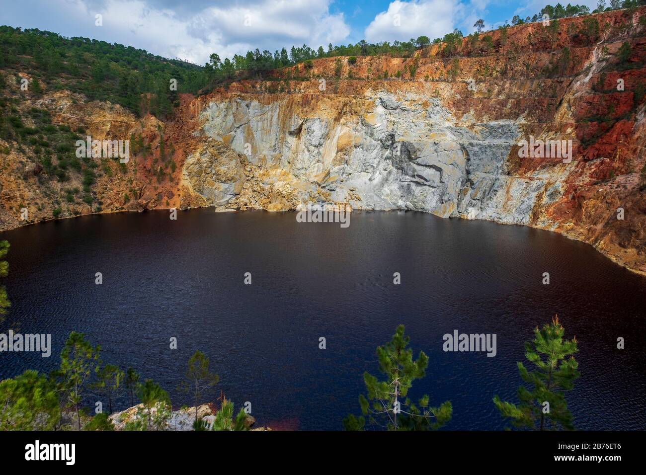 Minen von Rio Tinto, Huelva, Andalusien.Spanien Stockfoto