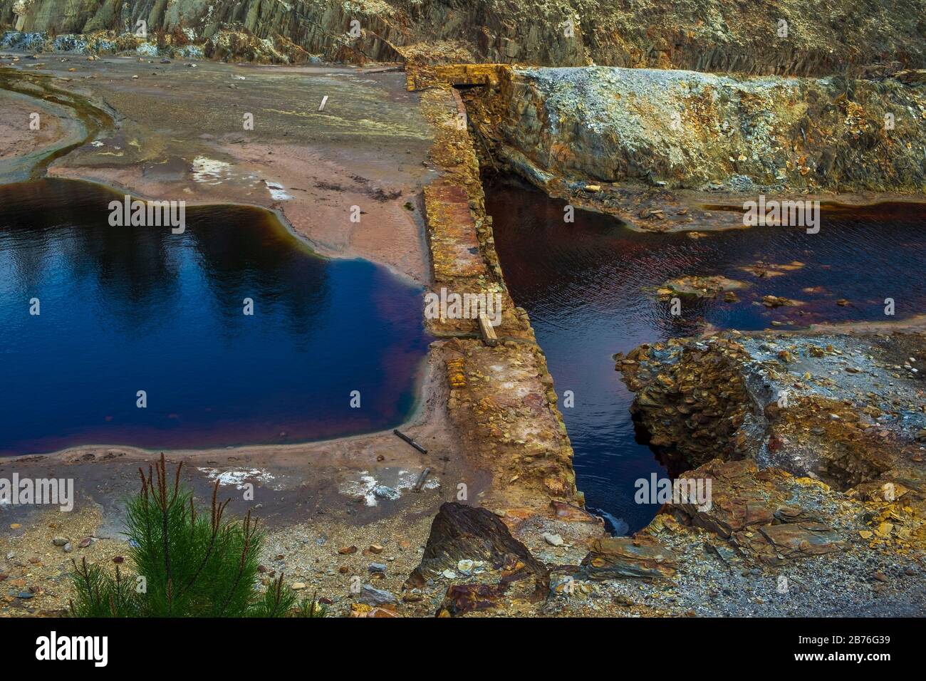 Minen von Rio Tinto, Huelva, Andalusien.Spanien Stockfoto