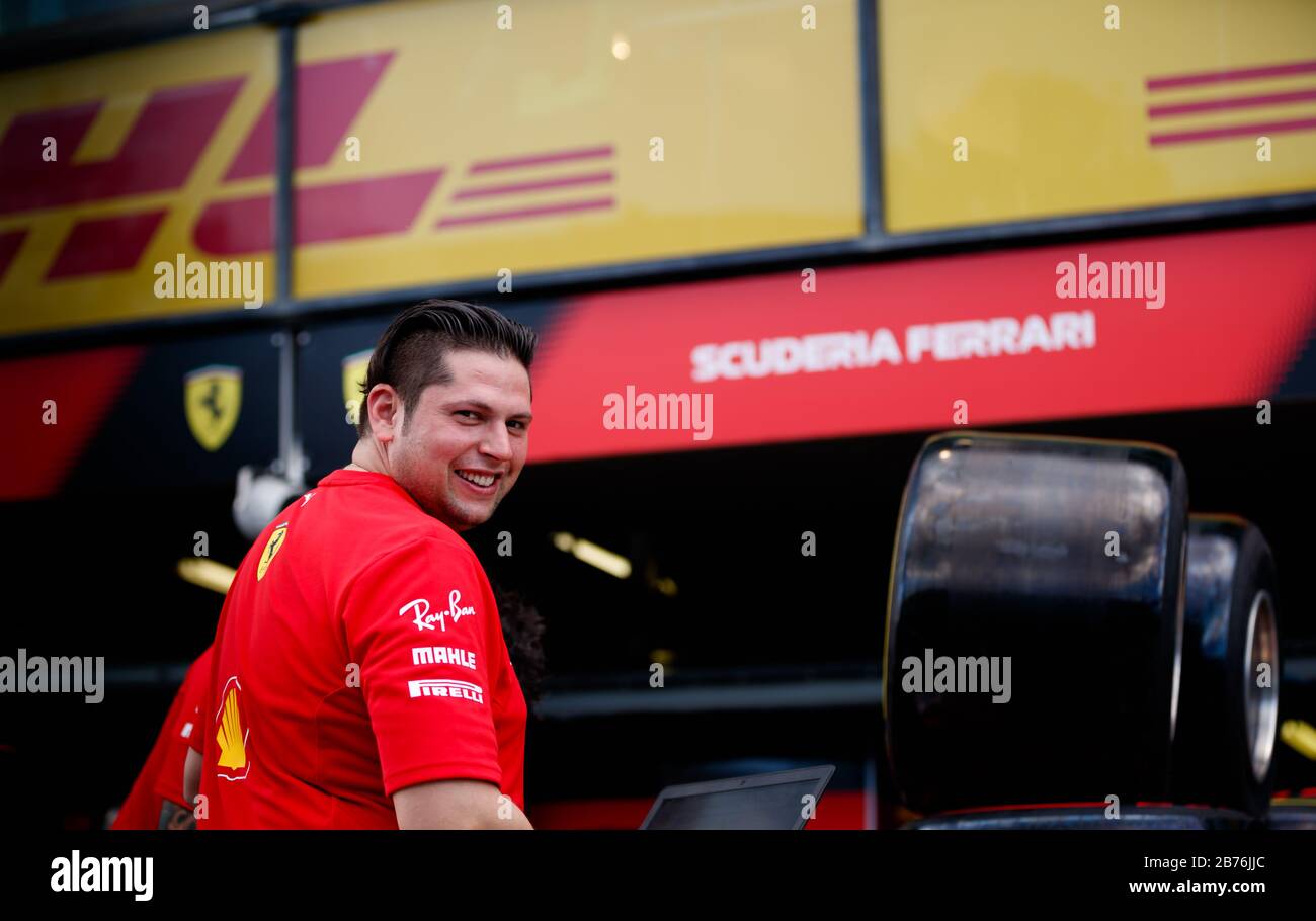 Team Ferrari Stockfoto