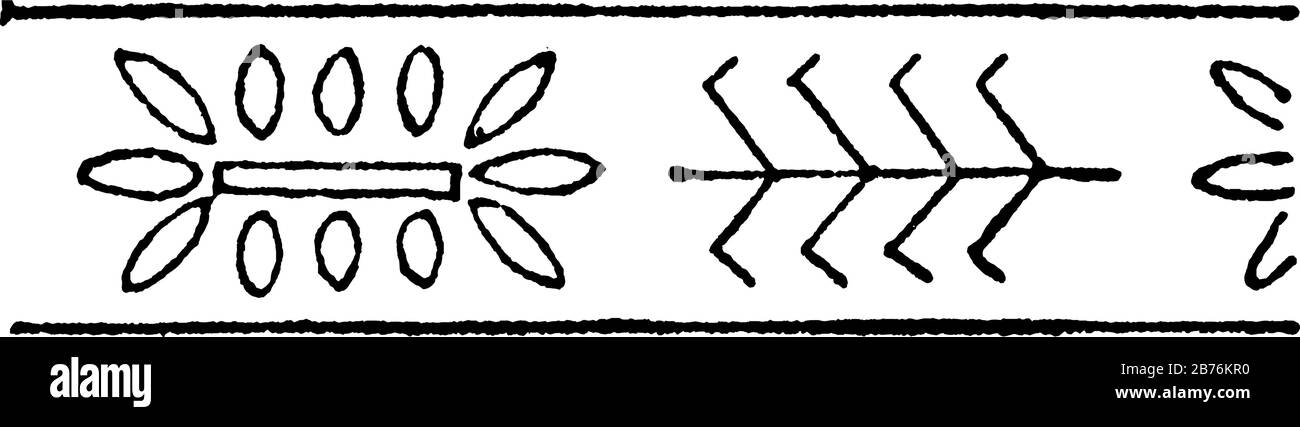 Türkisches Design inspiriert von marokkanischem Stil, Vintage-Linien-Zeichnung oder Gravur. Stock Vektor