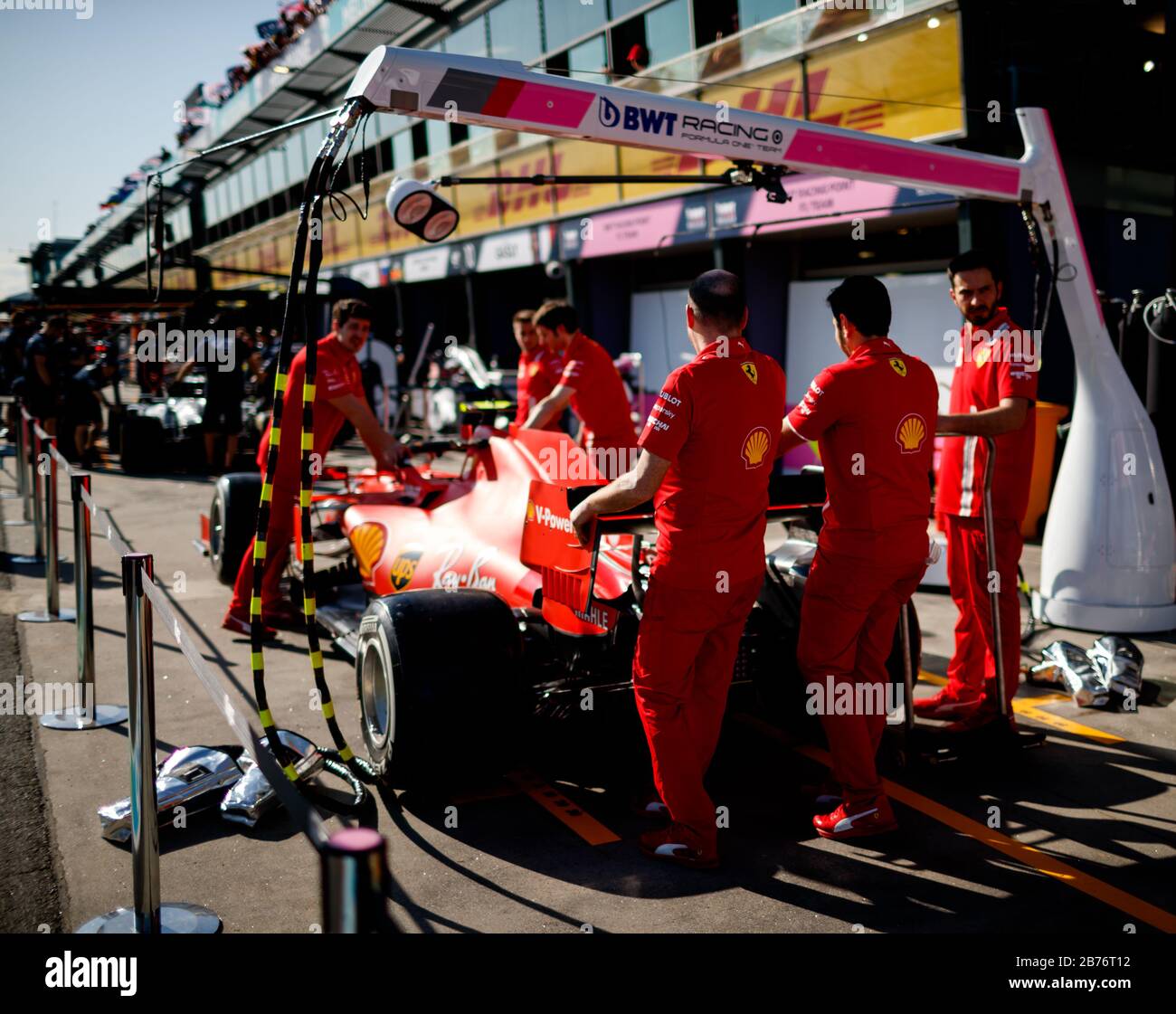 Team Ferrari Stockfoto