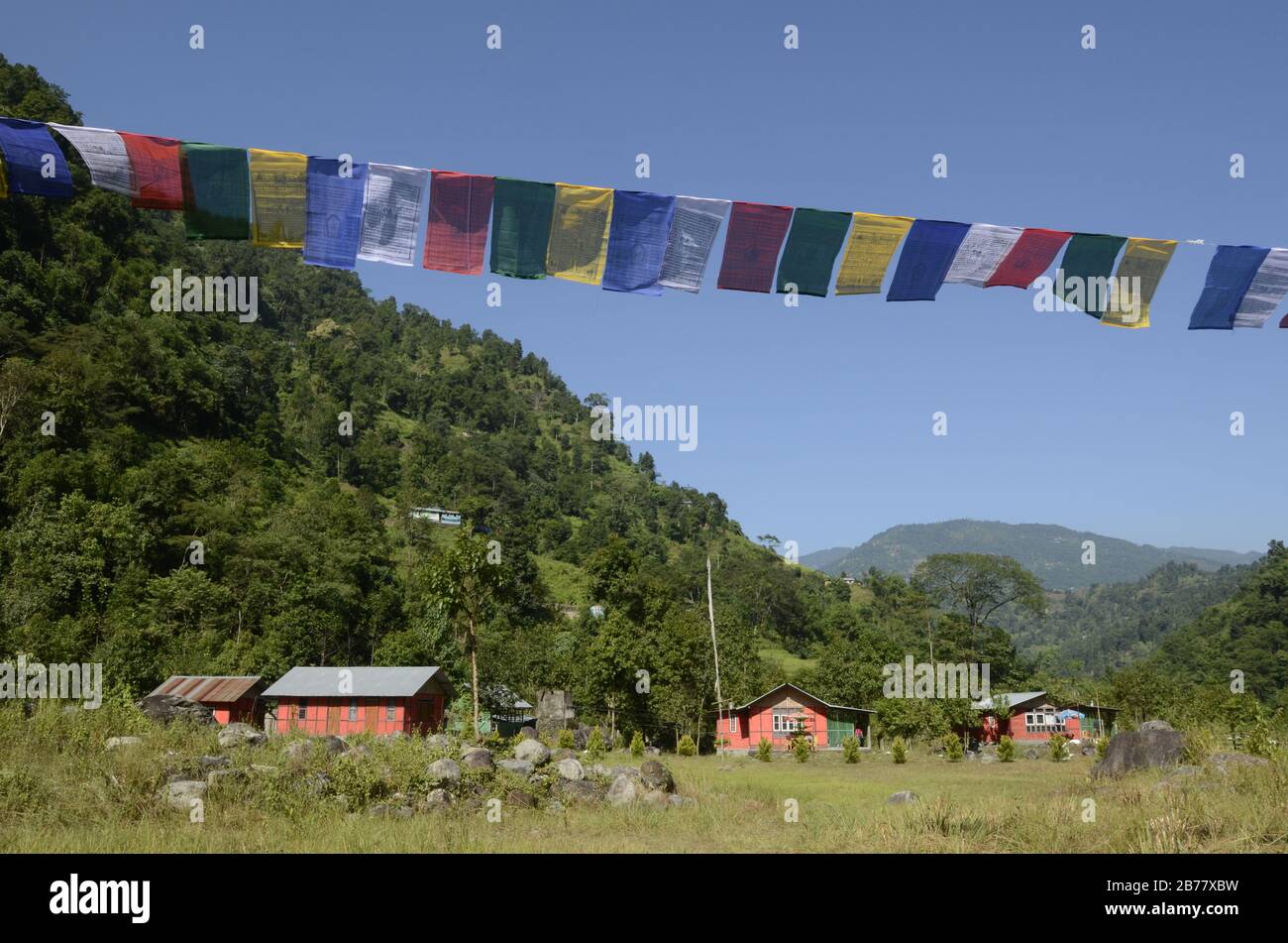 Zuluk sikkim beliebten Touristenziel von sikkim Stockfoto