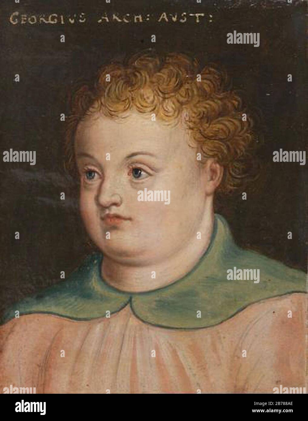George starb jung 1435. Stockfoto