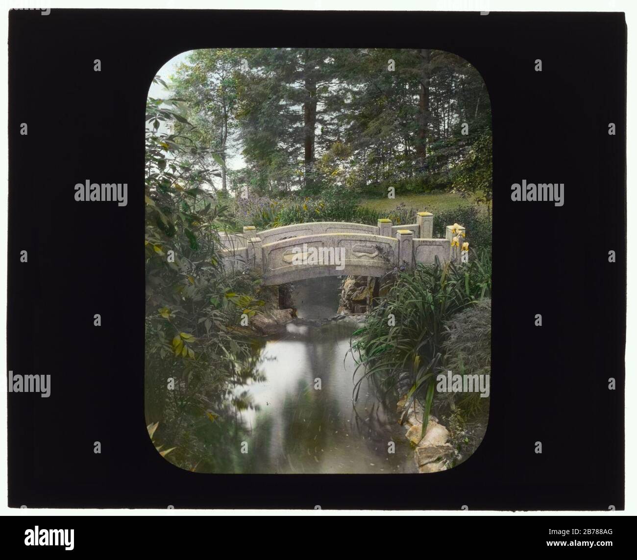 George Fisher Baker House, Tuxedo Park, New York. Brücke Stockfoto