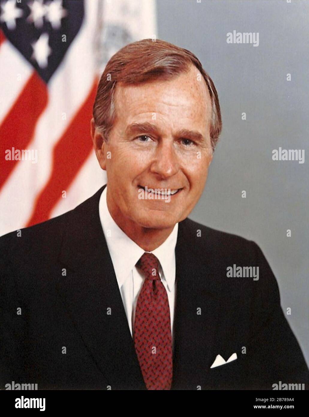 Foto des Weißen Hauses George H. W. Bush. Stockfoto
