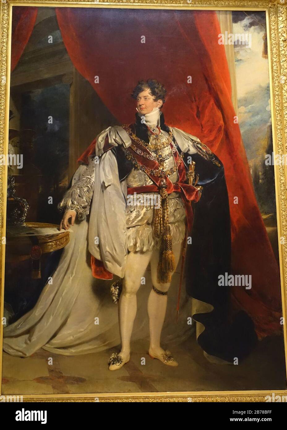 George IV. Von England, von Thomas Lawrence, Stockfoto