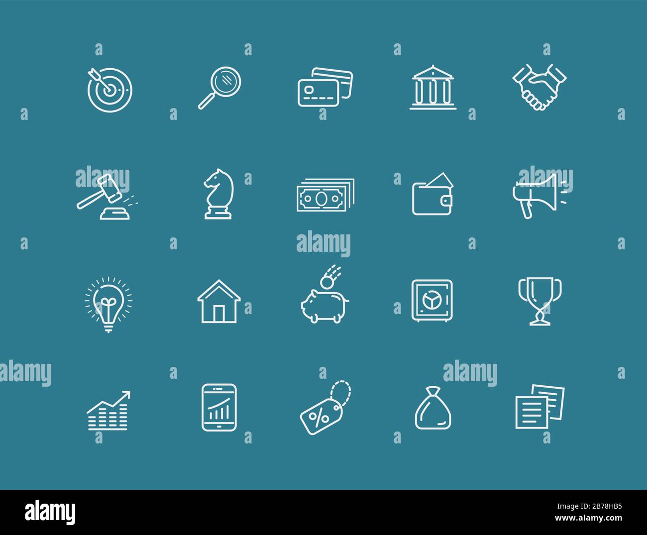 Websymbole festgelegt. Elemente für Website, Präsentation oder mobile App Stock Vektor