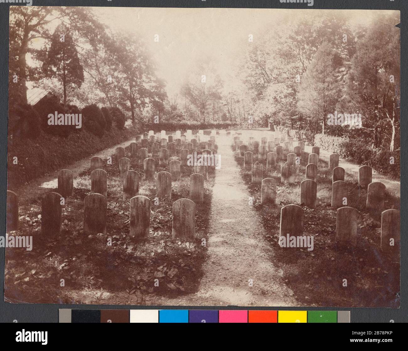Ursprünglicher Standort des Georgetown Jesuit Cemetery. Stockfoto