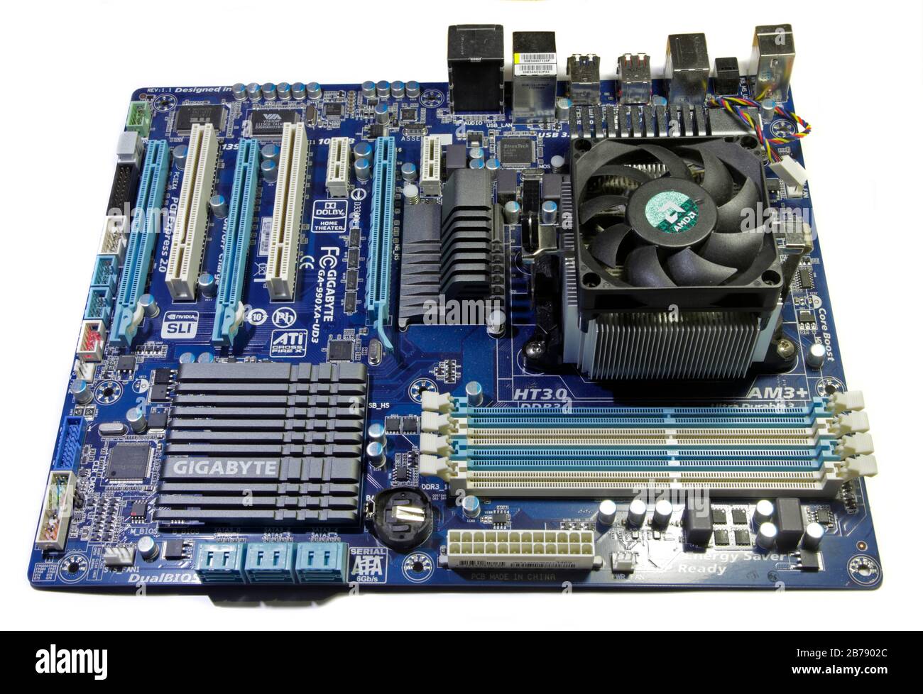 Gigabyte Motherboard Stockfoto