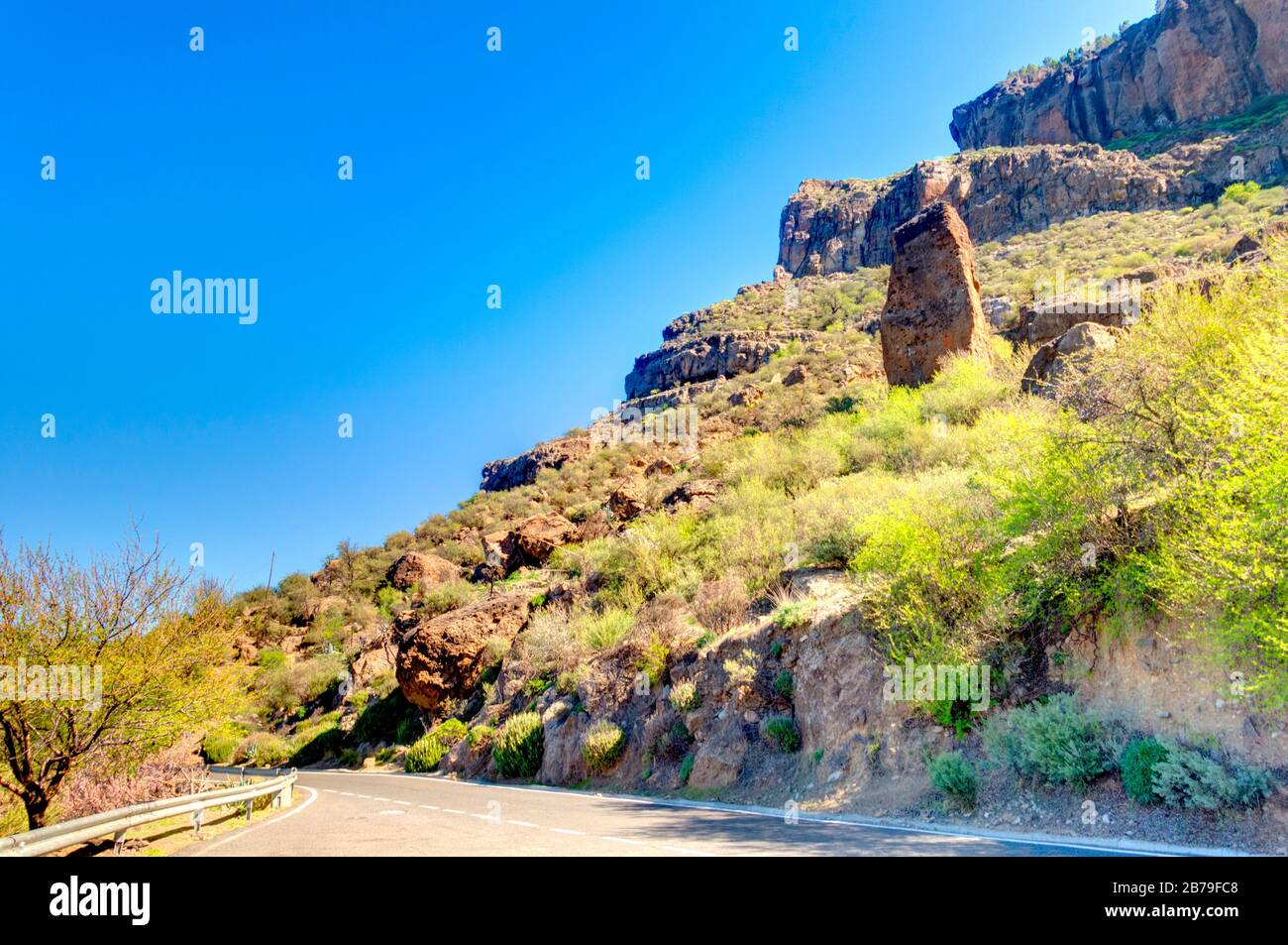 Grand Canary, vulkanische Landschaft Stockfoto