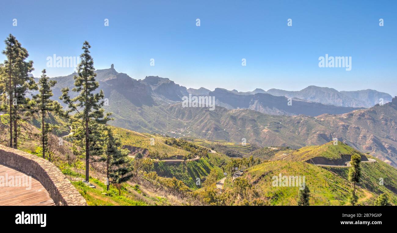 Cruz de Tejeda, Gran Canaria Stockfoto