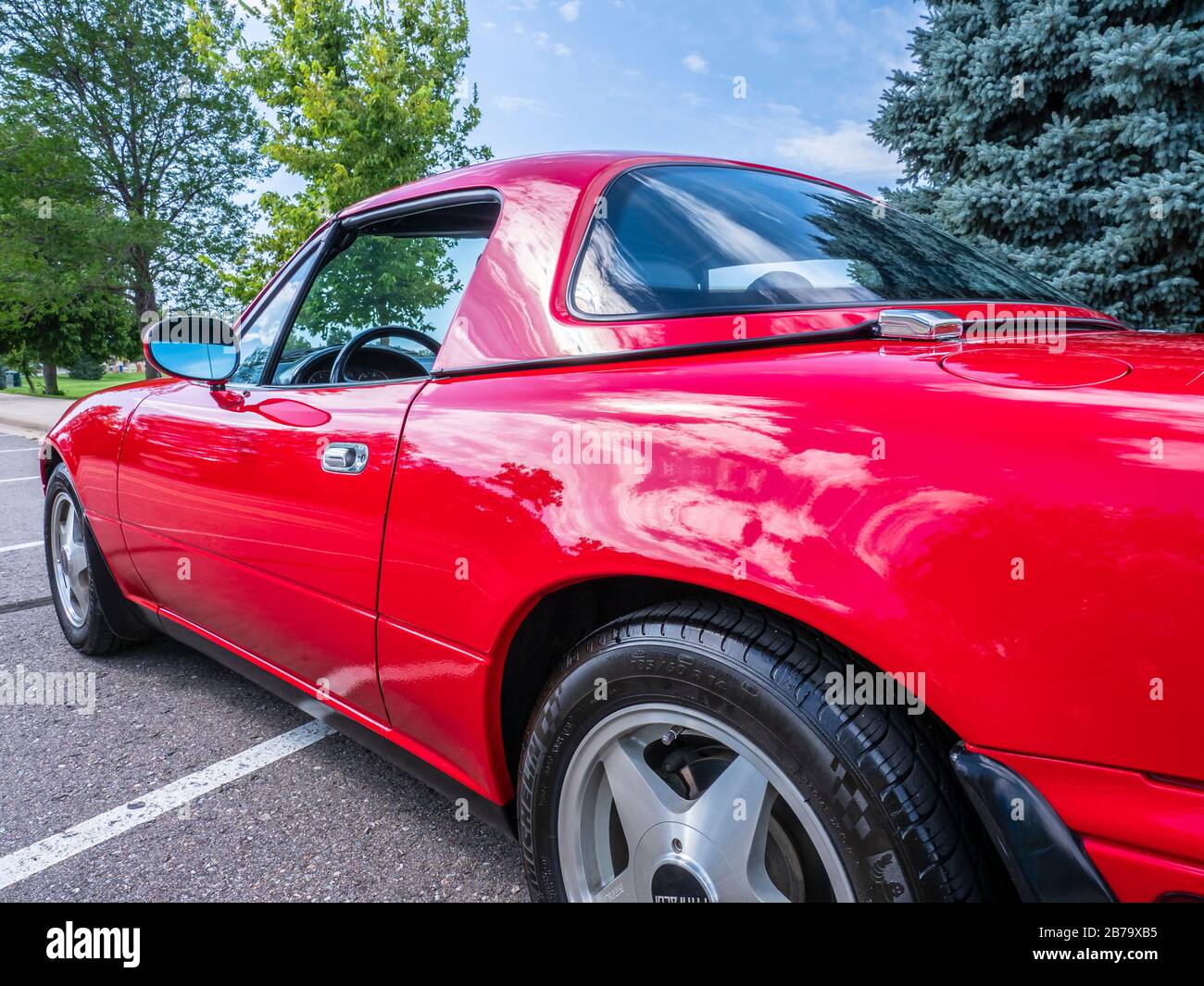 1990 Mazda Miata MX5 Roadster. Stockfoto