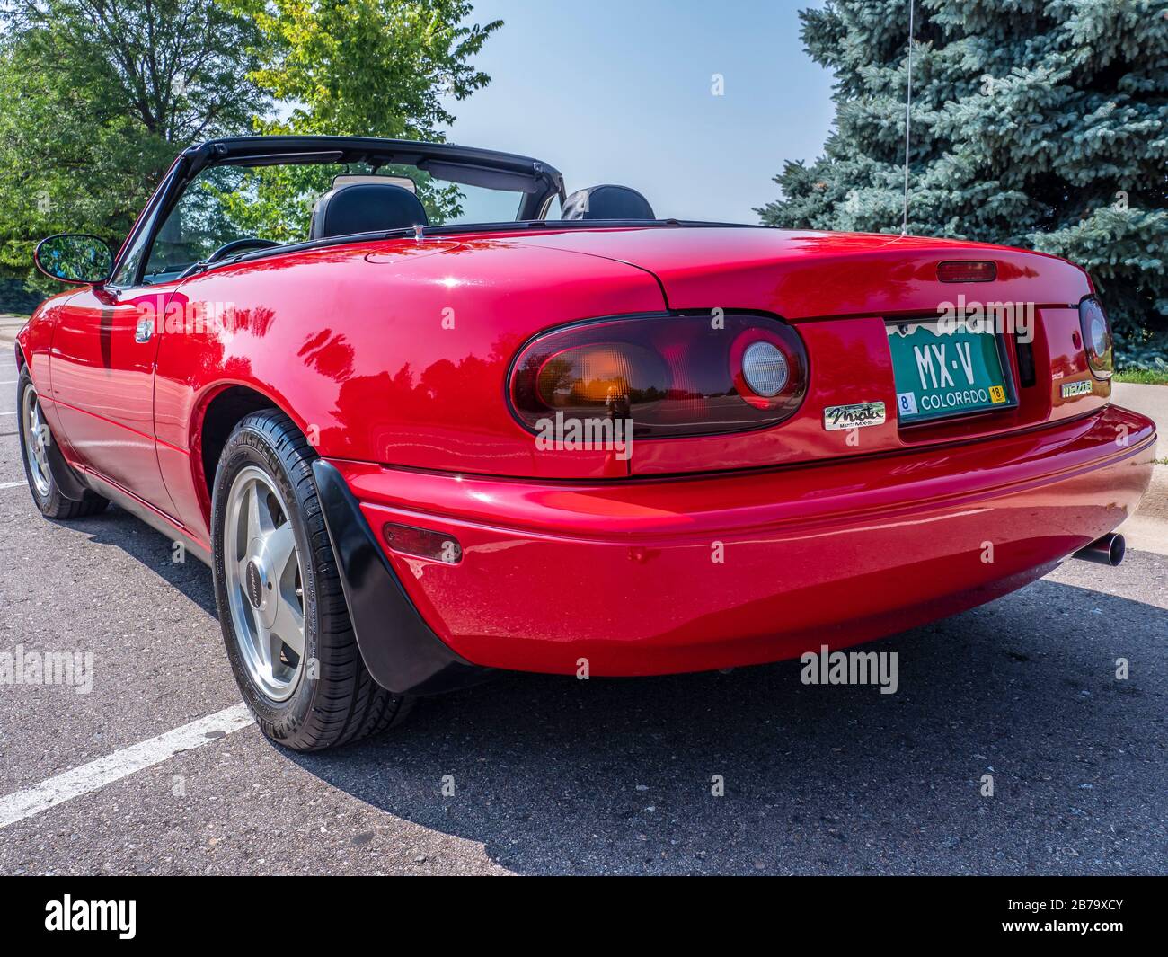 1990 Mazda Miata MX5 Roadster. Stockfoto