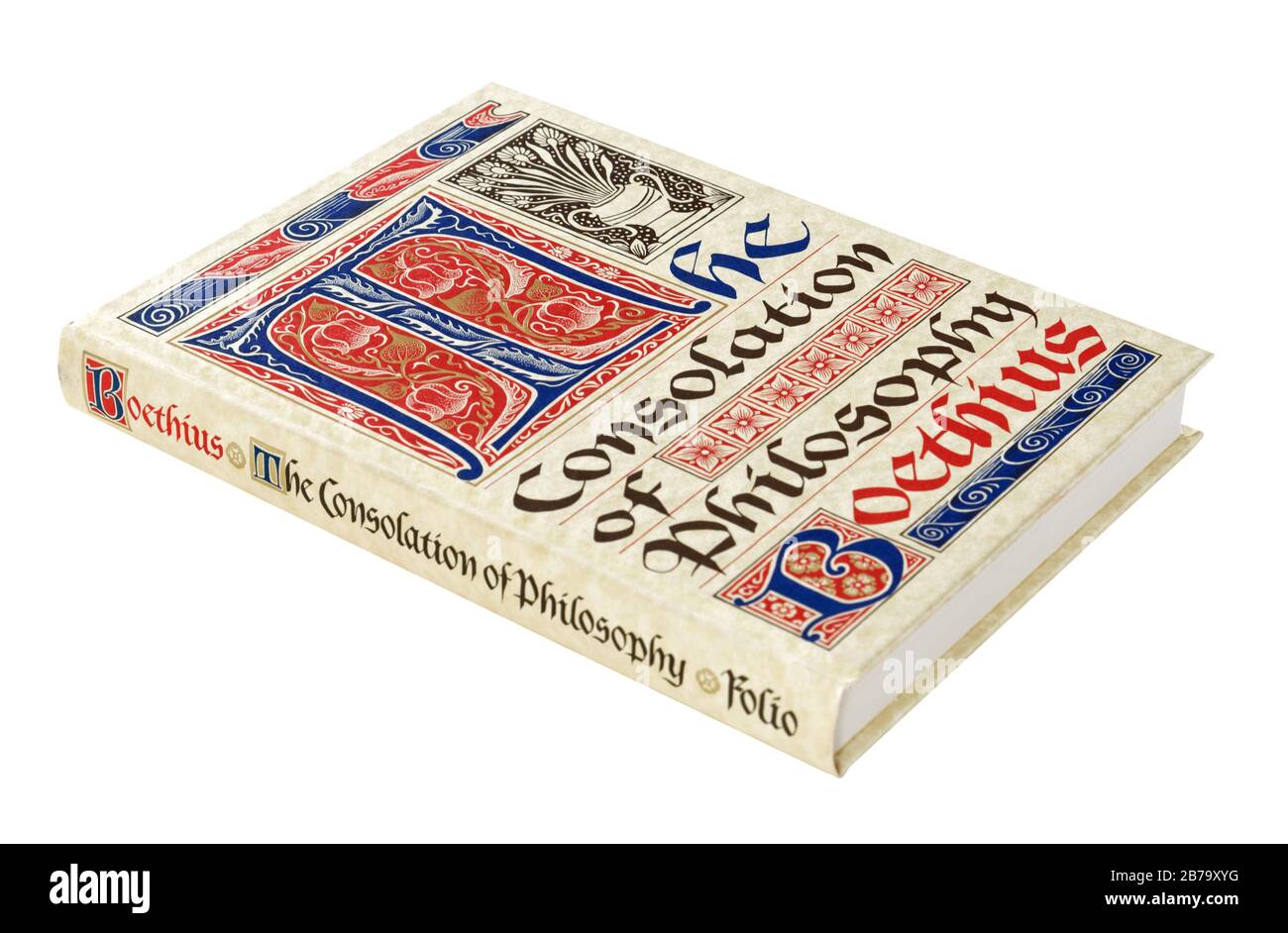 Die Folio Sociey Ausgabe des Consolation of Philosophy von Boethius Stockfoto