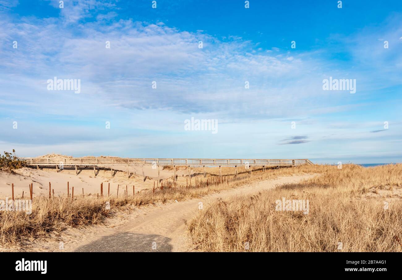 Strand am Two Mile Hollow Beach, East Hampton, NY Stockfoto