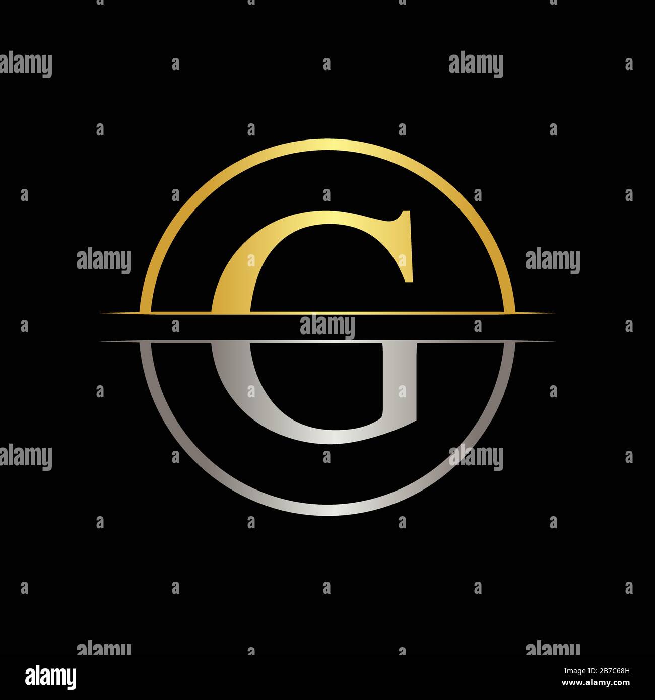 Anfangsbuchstabe G Logo Design Business Vector Template. Kreativer abstrakter Buchstabe G Logo-Vektor Stock Vektor