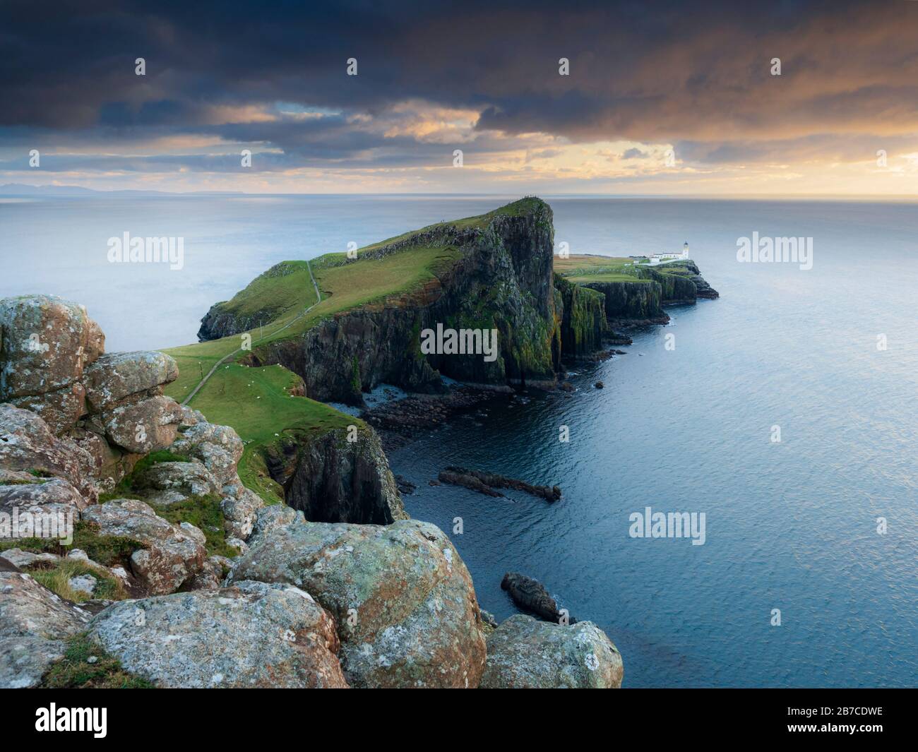 Landschaftlich Punkt, Isle Of Skye Stockfoto