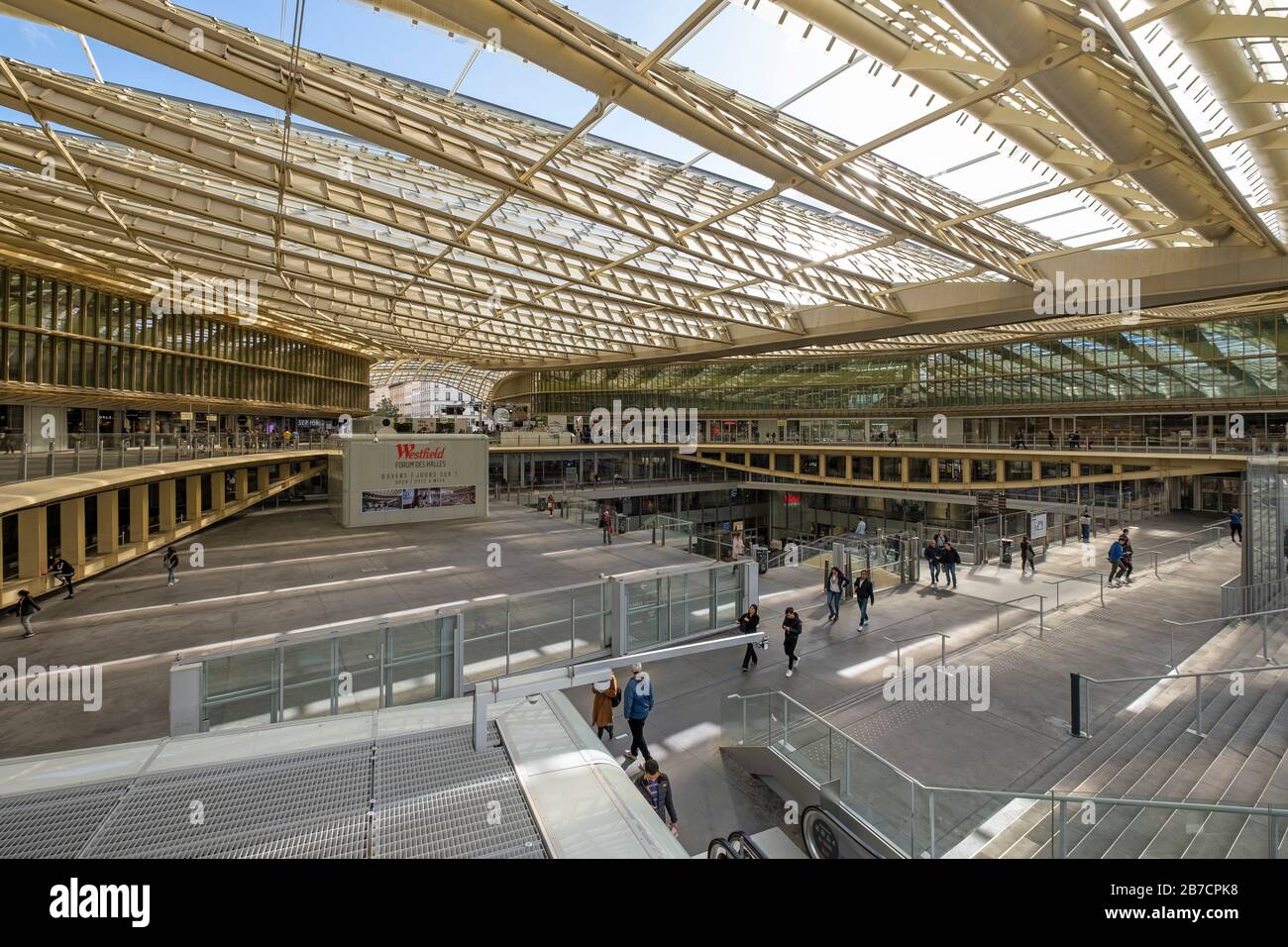 Forum Les Halles in Paris, Frankreich, Europa Stockfoto