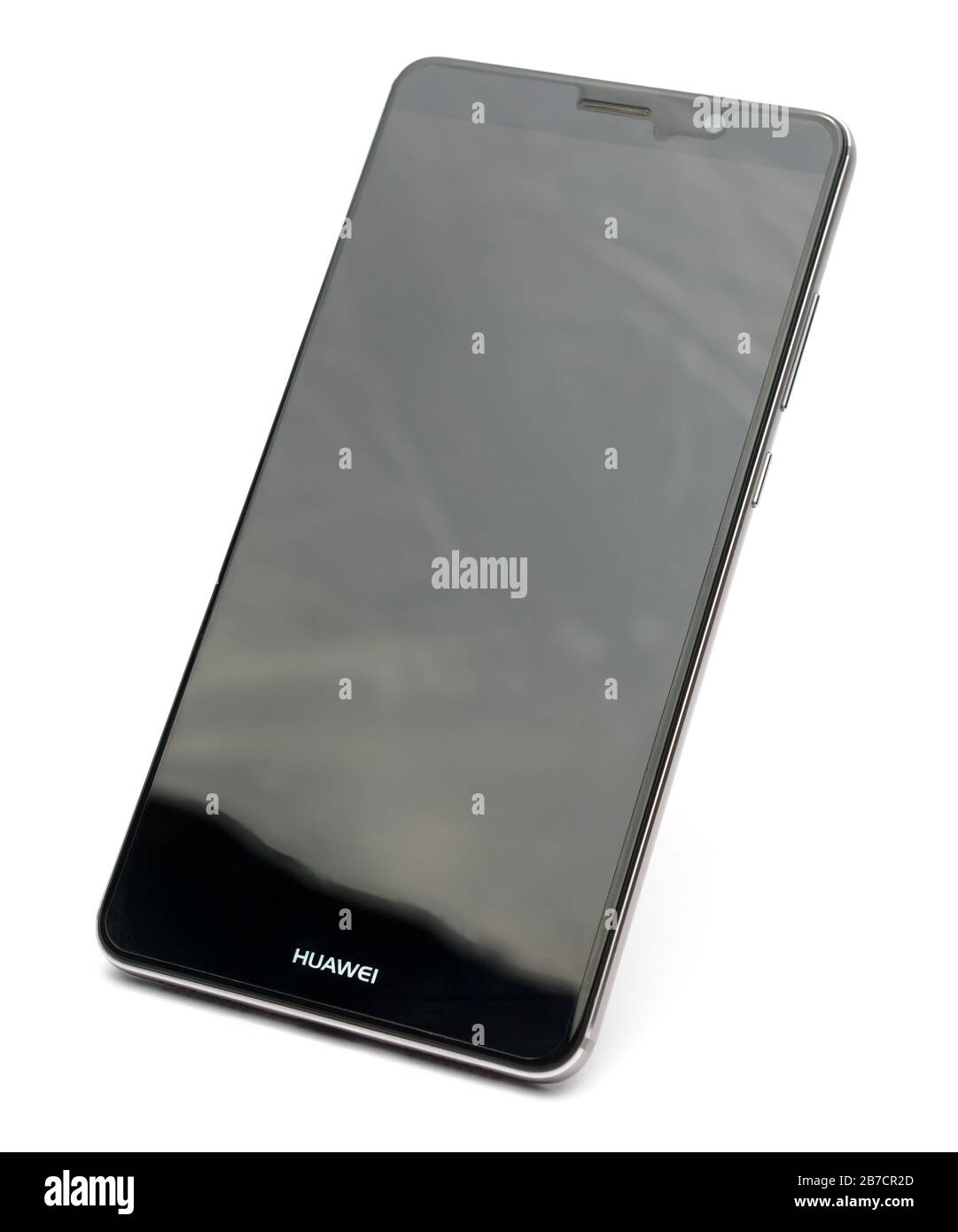 Huawei Mate 9 Smartphone Isoliert Auf Weissem Hintergrund Stockfotografie Alamy