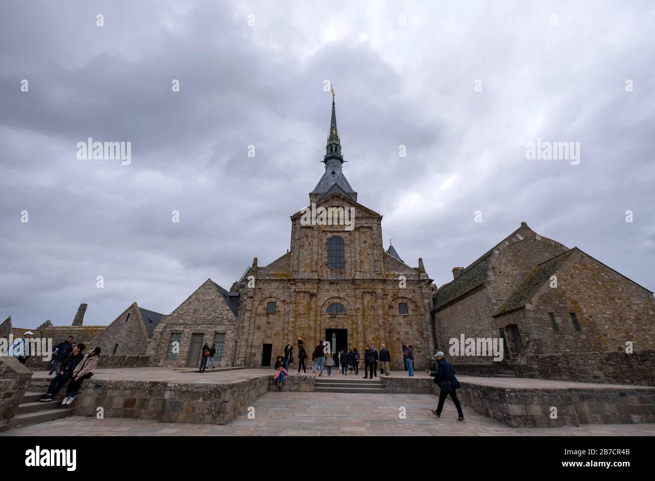 Mont Saint-Michel, Normandie, Frankreich, Europa Stockfoto