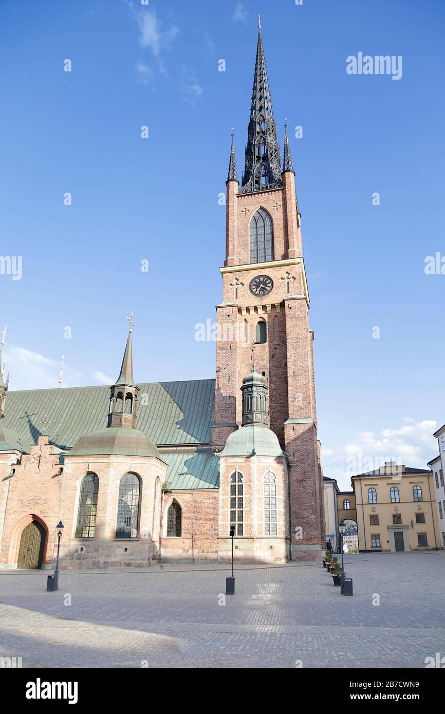 Die Kirche Riddarholm ist die Kirche einer ehemaligen mittelalterlichen ...
