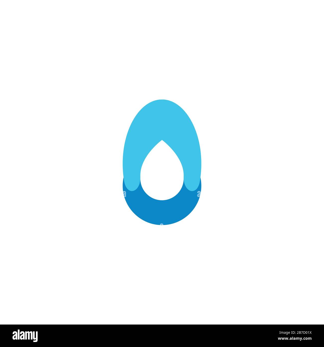 Wassertropfen Mineralische Negative Raumlogo Ideen Inspiration Logo Design Darstellung Des Vektor Vorlagenbildes Isoliert Auf Weissem Hintergrund Stock Vektorgrafik Alamy