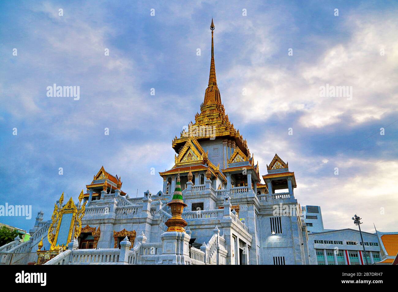 Wat Tramit Buddhist Temple in Bangkok, Thailand Stockfoto