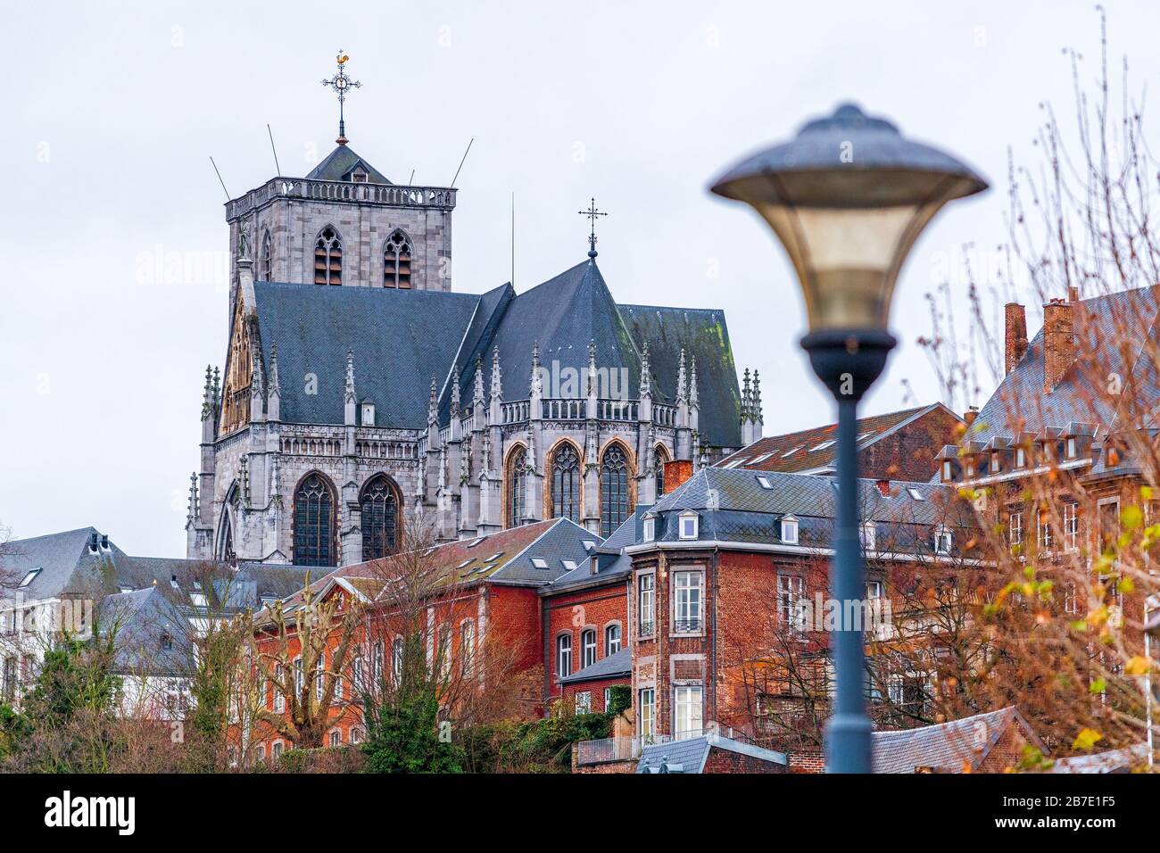 Kirche "Unité Pastorale Saint Martin" in Liège (Belgien) Stockfoto