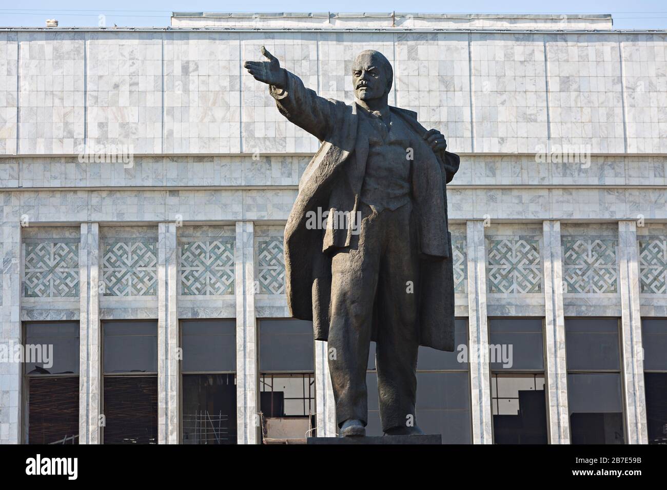 Lenin-Denkmal in Bishkek, Kirgisistan Stockfoto