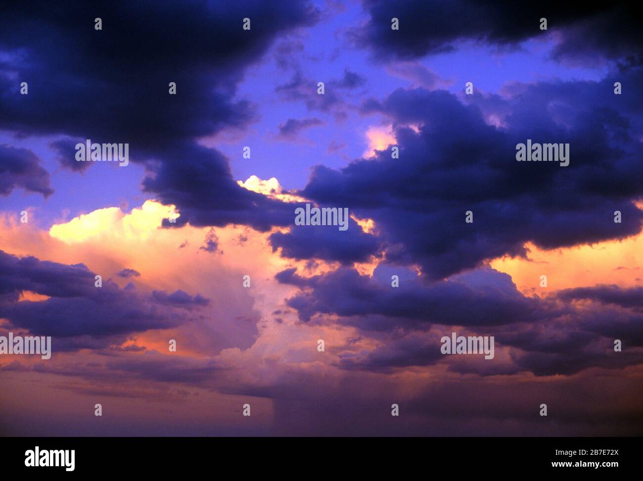 Dramatischer Himmel Stockfoto