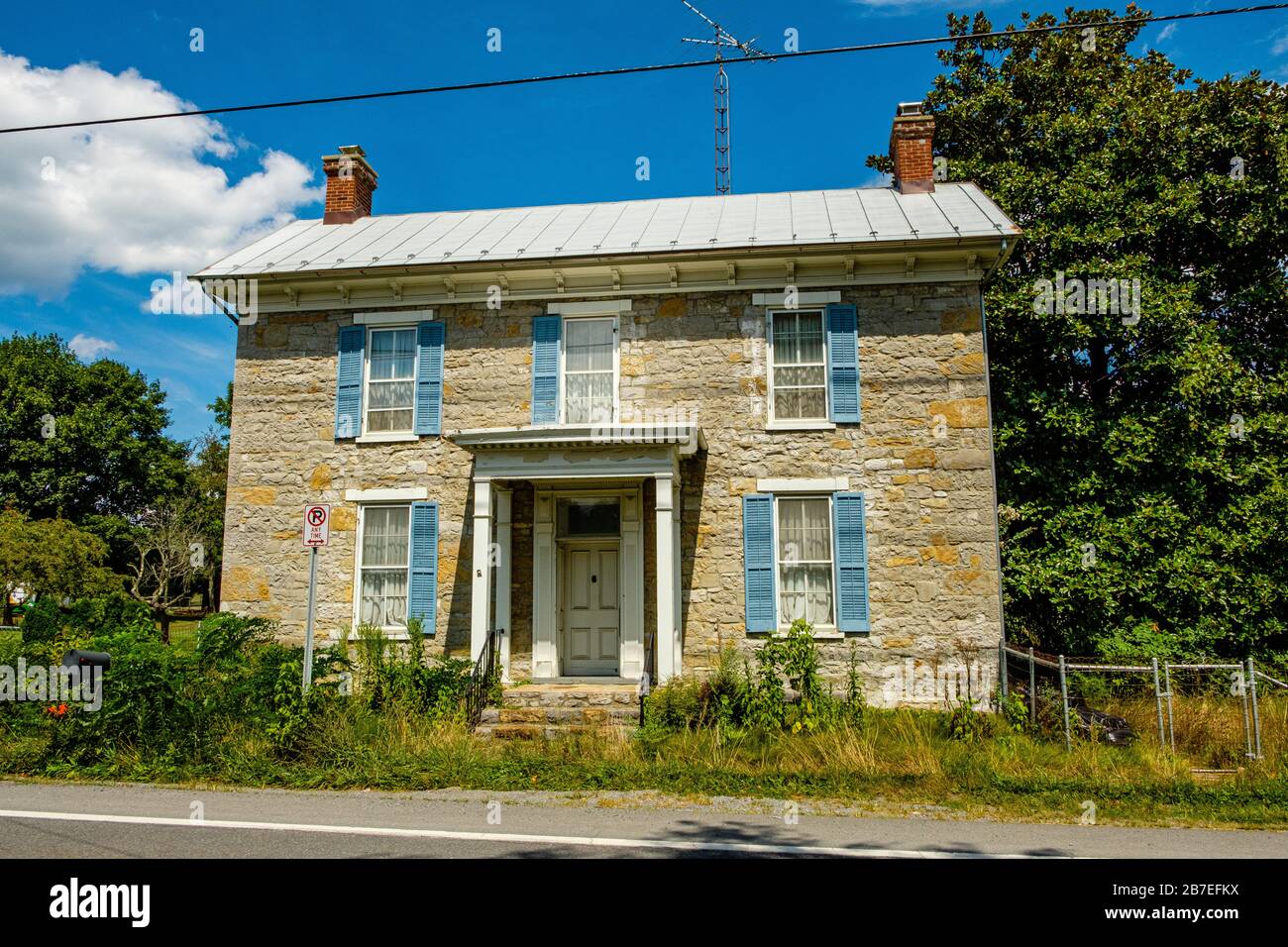 Emmanuel Groff House, 107-1 Gerrardstown Road, Gerrardstown, West Virginia Stockfoto