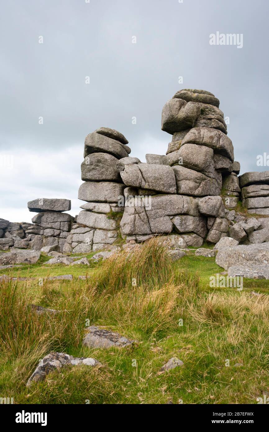 Heften Sie großes Tor, Dartmoor National Park, Devon, England Stockfoto