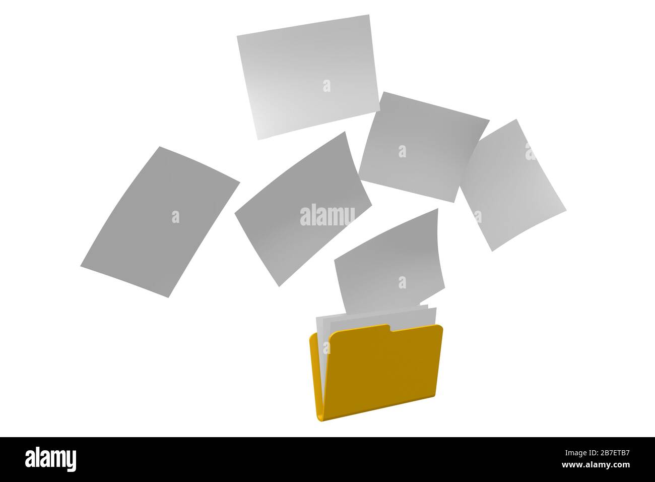 Dateiordner-Konzept Stockfoto