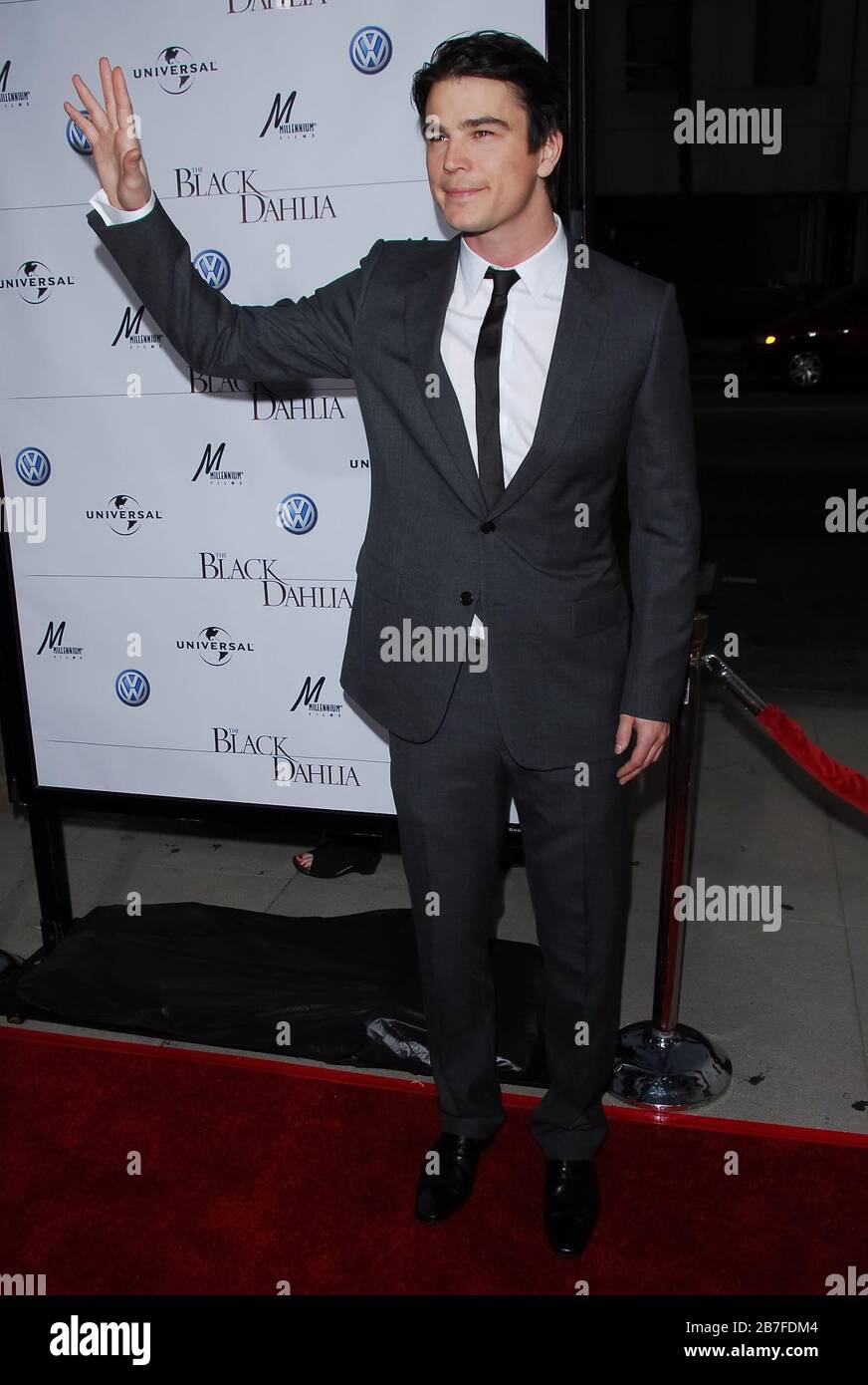 Josh Hartnett bei der Premiere von "The Black Dahlia" in Los Angeles im Samuel Goldwyn Theatre an der Academy of Motion Picture Arts and Sciences in Beverly Hills, CA. Die Veranstaltung fand am Mittwoch, den 6. September 2006 statt. Foto von: SBM / PictureLux Stockfoto