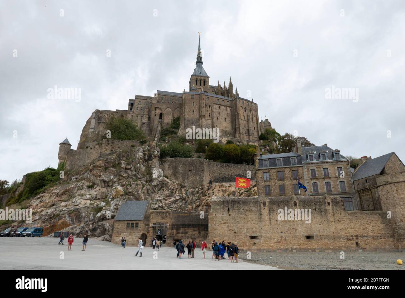 Mont Saint-Michel, Normandie, Frankreich, Europa Stockfoto