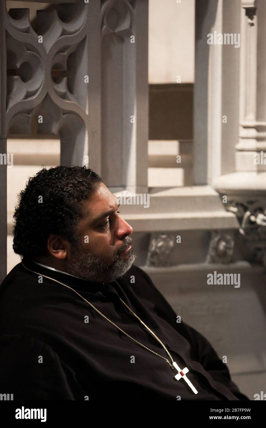 Mai 2019, New York, New York, USA: Der Minister, Aktivist und Schriftsteller Reverend William J. Barber II (USA), New York, New York, 7. Mai 2019. Foto Â© Beowulf Sheehan/PEN America (Bild: © Beowulf Sheehan/ZUMA Wire) Stockfoto